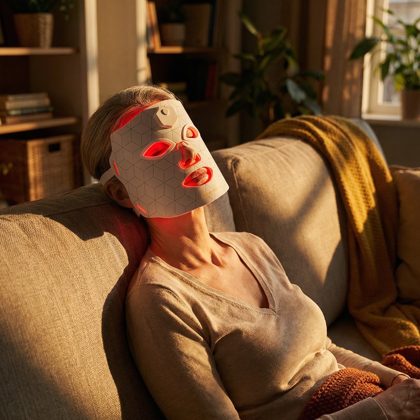 MASQUE LED lumière rouge LUVIA V2