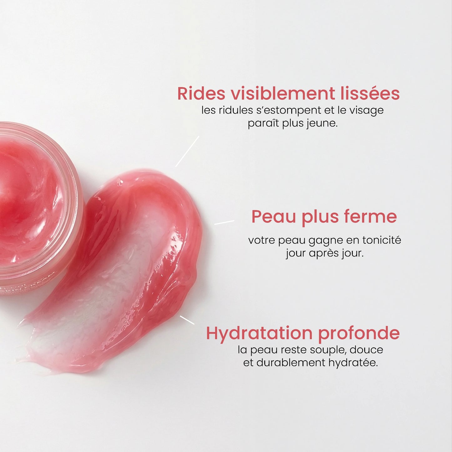 Crème hydratante au collagène