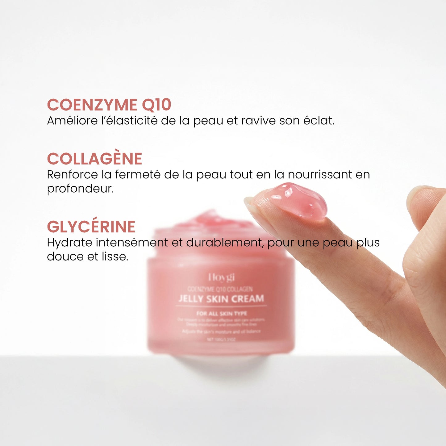 Crème hydratante au collagène