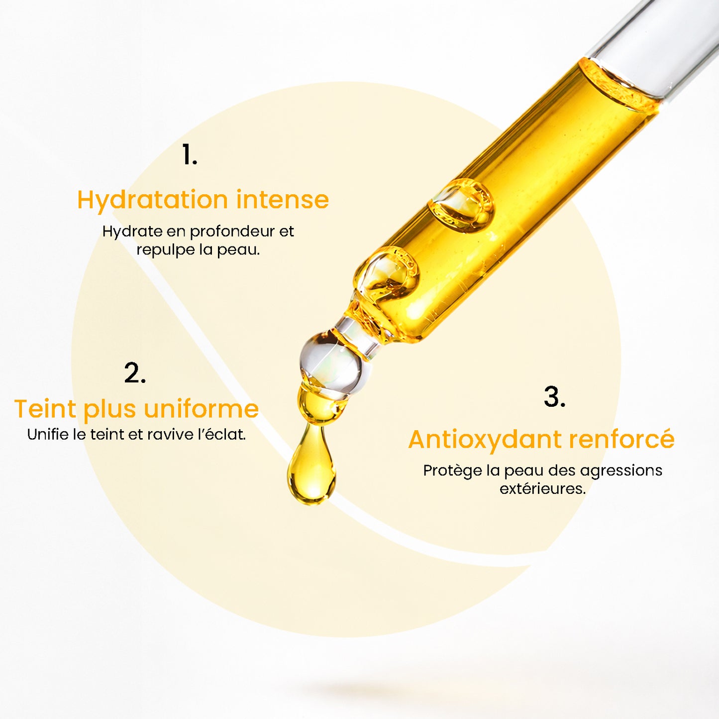 Sérum anti-âge vitamine C + acide hyaluronique