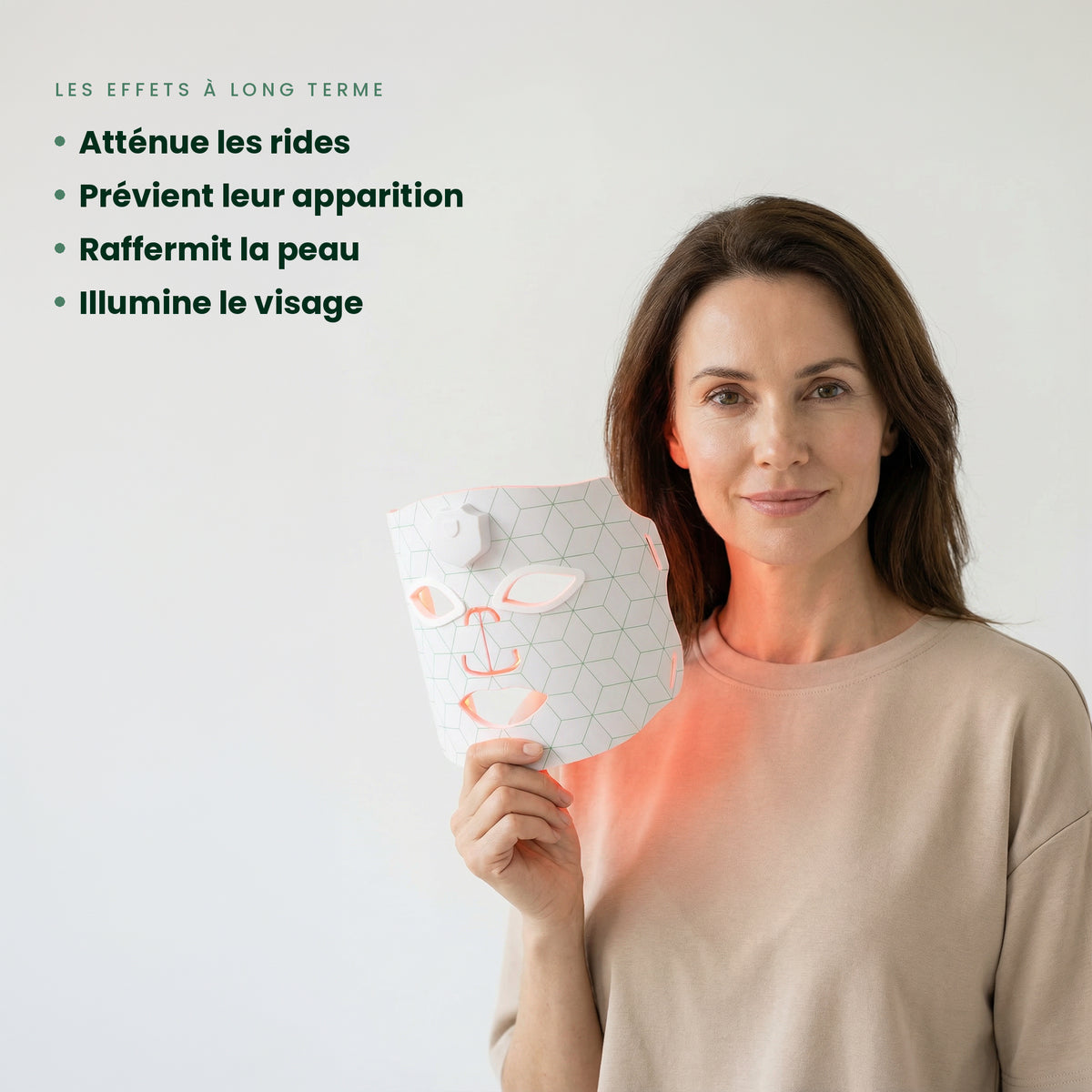 Masque Led anti-âge Luvia v2