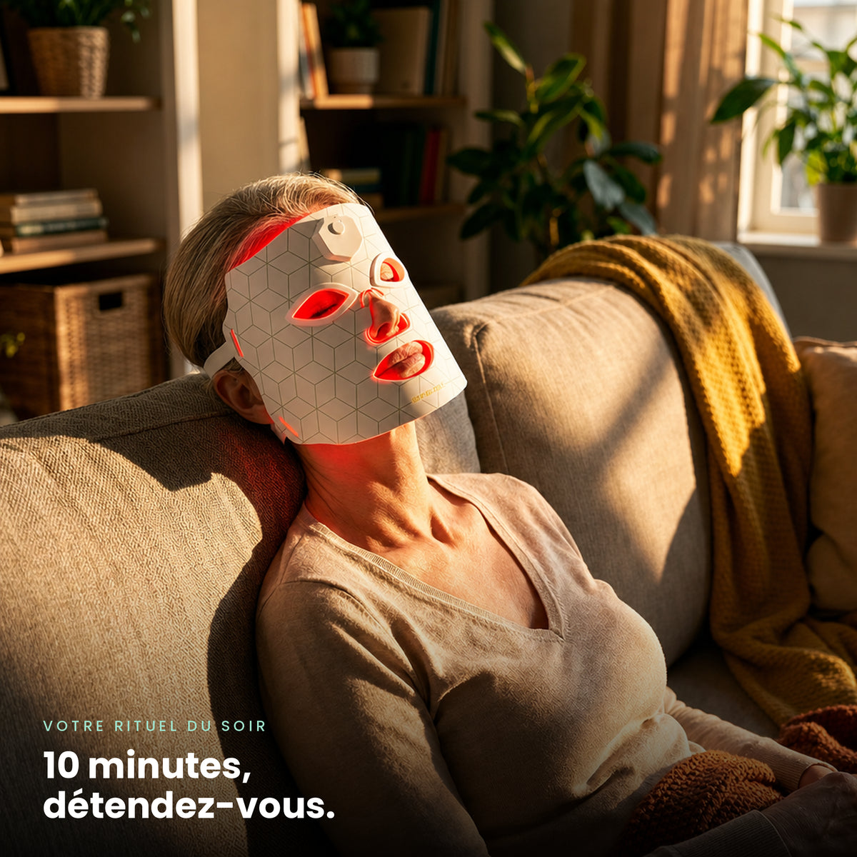 Masque Led anti-âge Luvia v2