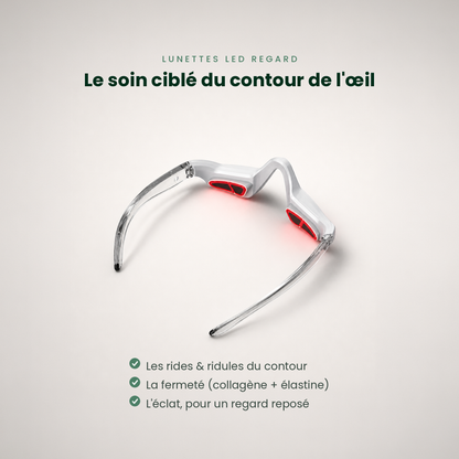 Lunettes thérapie lumière rouge