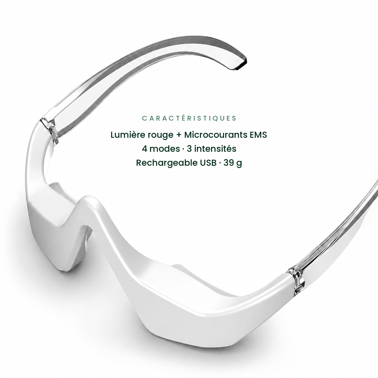 Lunettes thérapie lumière rouge