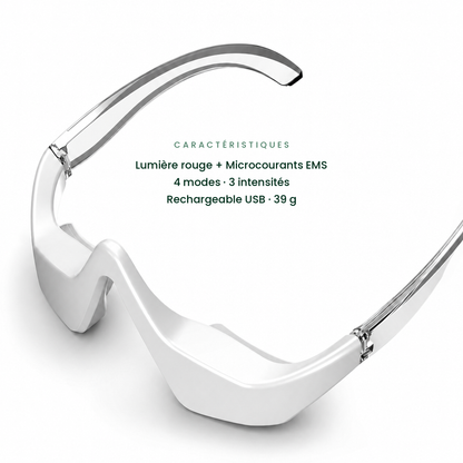 Lunettes thérapie lumière rouge